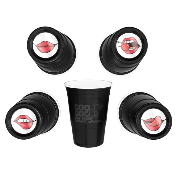 CooCoo Cups® 16oz Lips Party Cups - 50 Count