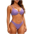 thumbnail image 2 of Traje de baño tankini de mujer de color liso con tirantes, bañador tipo bikini de dos piezas, traje de baño dividido, traje de baño de dos piezas para mujer, trajes de baño tankini para mujer, traje d, 2 of 3