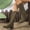 Army Green, variant on Yeahitch Womens Winter Boots Knee High Pointed Toe Women Boots Chunky Heel Warm Comfortable Tall Boots