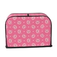 thumbnail image 2 of Yiaed Cartoon Pigs and Hearts Print Two Slice Bread Machine Cover, Universal Size Kitchen Appliance Cover for Bread Machine,Bread Machine Cover, 2 of 7