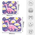 thumbnail image 4 of Cartoon Dinosaur Pattern Drying Dish Mat Quick Drying Absorbent Soft Durable for Kitchen 18" x 24", 4 of 10