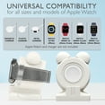 thumbnail image 2 of VallexMall iWatch Stand for Apple Watch Charger Stand Series Ultra 9/8/7/6/Se/5/4/3/2/1 Сute Silicone Apple Watch Holder Supports Nightstand Mode Charging Dock Accessories [Charger Not Included], 2 of 8