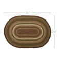 thumbnail image 5 of VHC Brands Tea Cabin Rustic Accent Rug Green Jute Entryway Oval Floor Decor 24"x36", 5 of 7