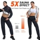 thumbnail image 2 of Chaqueta deportiva Sauna Suit HOTSUIT para mujer, color negro, 5XL, 2 of 6