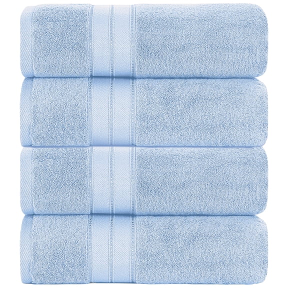 Modern Threads SpunLoft™ Adult Bath Towel, Blue (4 Pack)