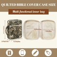 thumbnail image 5 of FOR U DESIGNS Hunting Camo Pattern Bible Case Multifunctional Bible Carrier Tote Bag Church Bags Bible Journaling Supplies Protective Church Organizer Holder Bag, 5 of 7