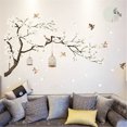 thumbnail image 1 of 2PCS Chinese Flower Tree Bird Cage Wall Stickers 60*90cm Removable DIY Decor, 1 of 8
