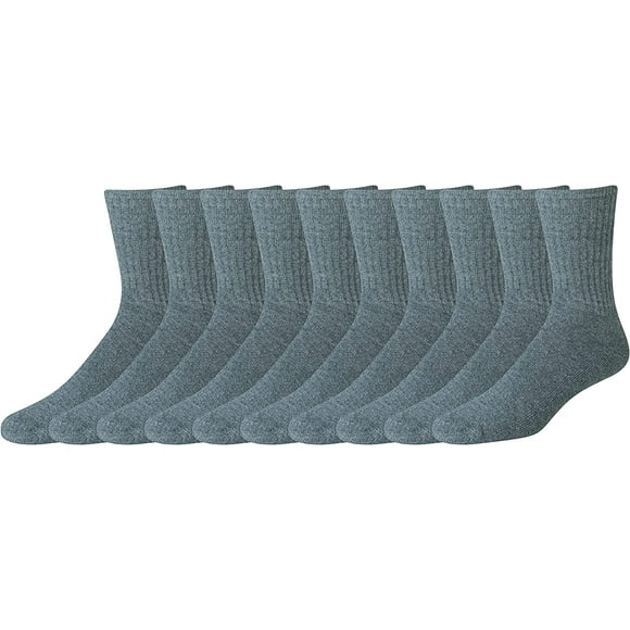 AmPm Chaussettes Mi-Coussinées en Coton pour Hommes Lot de 10