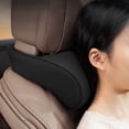 thumbnail image 5 of Car Neck Support Pillow, Ergonomic Headrest Cushion with Adjustable Buckle Straps, Breathable Vehicle Seat Pillow for Cars, SUVs, Trucks, Desk Chairs, Compact Storage, 10.63 x 6.30 in, Black, 1 Pack, 5 of 7