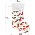 thumbnail image 2 of GZHJMY Mushroom Christmas Stocking, Personalized Large Candy Stocking Hanging Gift, Xmas Stockings Decoration for Family Holiday Party Ornaments Decor Fireplace, 2 of 7
