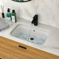thumbnail image 2 of Modern Bathroom Vanity 22" x 15.25" White Ceramic Undermount Bathroom Sink with Overflow,Wooden Bathroom Vanity, 2 of 11