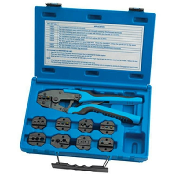 S & G Tool Aid Master Ratcheting Terminal Crimper Set