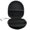 Black, variant on MRLESS Portable Waterproof Headset Storage Case Hard Shell Carrying Bag (Black)