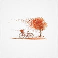 thumbnail image 2 of Square Tablecloth 54 X 54 Inch, Autumn Tree Old Bike Table Cloth, Farmhouse Tablecloths for Kitchen Tables, Washable Spill Proof Polyester Table Cover for Party Dining Room Decoration, 2 of 6