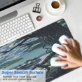 thumbnail image 4 of Sea Scenery At Night&nbsp;desk Mouse Padwaterproof,rubber+multispandexnon Slip MousematDesk Pad for Office Home Game 31.5x15.7inches, 4 of 7