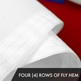 thumbnail image 5 of G128 Combo Pack: American USA Flag 2x3 Ft & Christian Flag 2x3 Ft | Both ToughWeave Series Embroidered 300D Polyester, Embroidered Design, Indoor/Outdoor, Brass Grommets, 5 of 9
