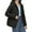 Black, variant on Women's Premium 90 Down Jacket Hooded Winter Coat Lightweight Warm Compressible Outerwear With Carry Pouch