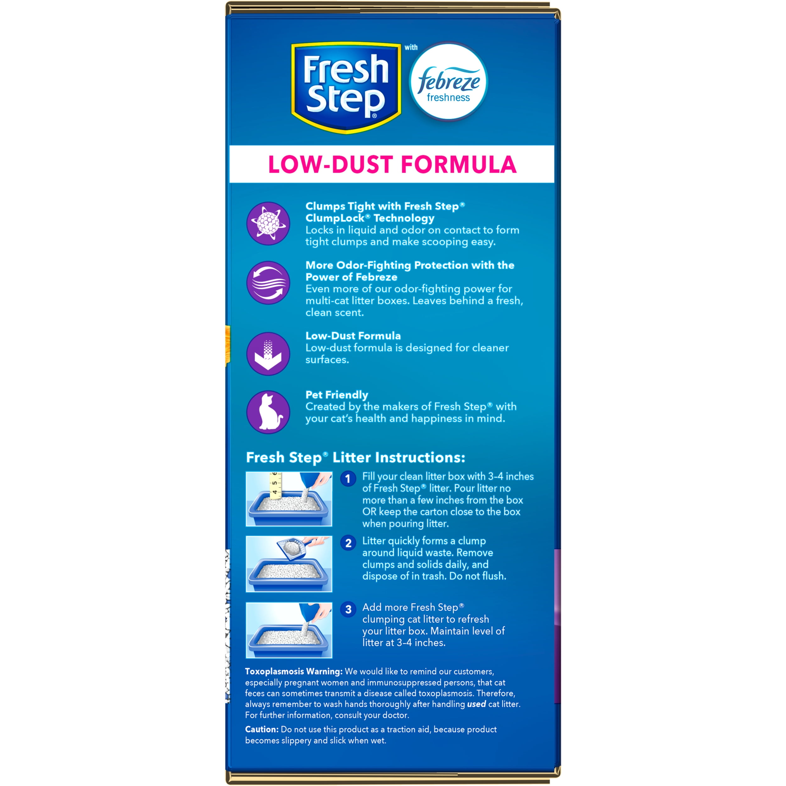 Fresh Step Multi Cat Extra Strength Clumping Cat Litter with