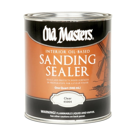 24-Pack of 1 qt Old Masters 45004 Clear Old Masters Interior Oil-Based Sanding Sealer