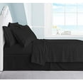 thumbnail image 1 of Swift Home Collection de Literie de Luxe, Ensembles de Draps 4 Pcs en Microfibre Brossée Ultra Douce, Extrêmement Durables - Ajustement Facile - Résistant aux Plis - (Inclut 2 Taies d'Oreiller Bonus), Lit Simple, Noir, 1 of 4