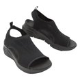 thumbnail image 3 of Novedad de verano, zapatos deportivos informales de fondo suave de malla tejida voladora, sandalias de boca de pez para mujer Wmkox8yii  nm5733, 3 of 4