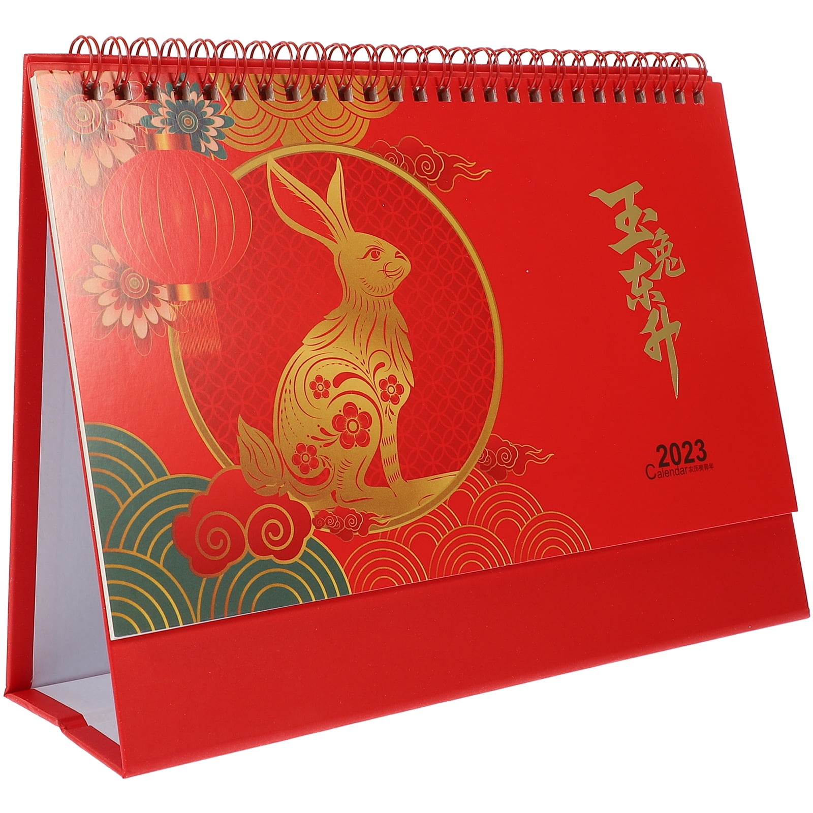 Desk Calendar Rabbit Printing Table Calendar Year of the Rabbit