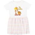 thumbnail image 3 of Inktastic My Grandma Loves Me Giraffe Girls Toddler Dress, 3 of 5