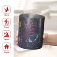 thumbnail image 5 of 12oz Coffee Tumblers Pioneer Flower Floral Print Pattern Stainless Steel Vacuum Insulated Travel Tumbler Coffee Cups Mug with Lid and Straw with Cleaning Brush for Cold & Hot Drinks, 5 of 5