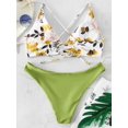 thumbnail image 3 of CNKOO Maillot de Bain Femme Bikini Mode Fendu, 3 of 8