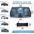 thumbnail image 3 of Qxltty Maiden Gazing at Night View Car Windshield Sunshade Umbrella Quality Black Rubberized Fabric Can Effectively Block UV Rays Heat, 3 of 8
