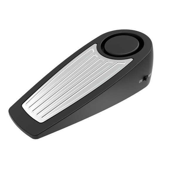 Security Systems for House Wireless Wireless 125Db Door Stop Alarm Lock Vibration Sensor Hotel Security System Anti-Theft Alarm Door Stopper for Home Magnetic Cabinet Door Stopper