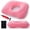Pink, variant on Abaima Inflatable Donut Cushion, Hemorrhoid Pillow with Air Pump , Portable Seat Cushion, Sitting Butt Pillow for Postpartum Sciatica and Coccyx Tailbone Pain Relief, 17.72'' x 15.35'' (Grey)