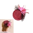 thumbnail image 2 of Giaone Mesh Flower Fascinator Hair Clip Costume Accessory Barrettes for Teaparty, 2 of 20