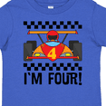thumbnail image 4 of Inktastic 4th Birthday Racing Car 4 Year Old Boys Toddler T-Shirt, 4 of 5
