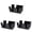 Photo Color 3PCS, variant on Black Bar Storage Bar Condiment Caddy Napkin Holder Straw Holde