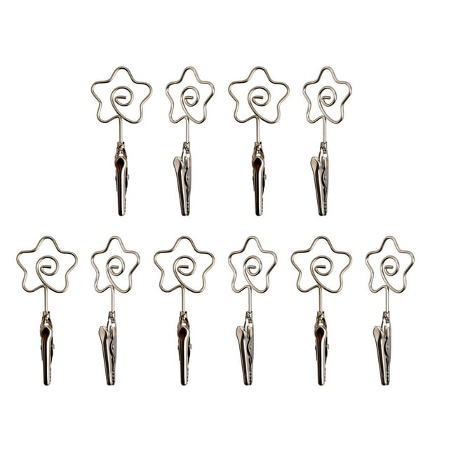 Photo Clip Display Photo Frame String DIY Picture Clip for Wedding Home Memo Flower