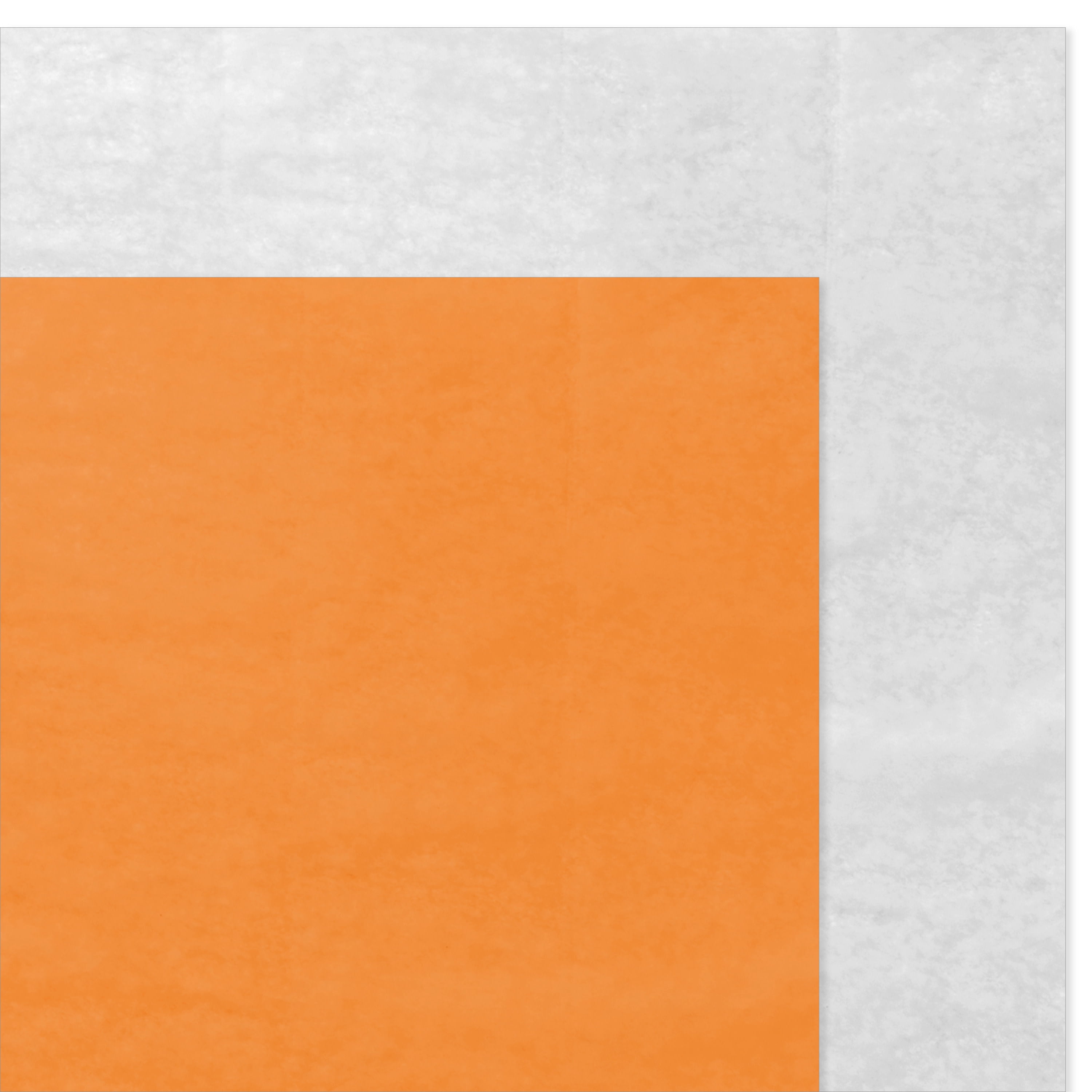 Hallmark Tissue Paper (Solid White and Orange) 6 sheets, 6 Count