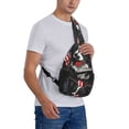 thumbnail image 3 of Lsque Independence Day Collie Pattern Cross Chest Bag Diagonally – Premium Durable Front Chest Sling with Adjustable Padded Strap, High-Capacity Storage, 3 of 3