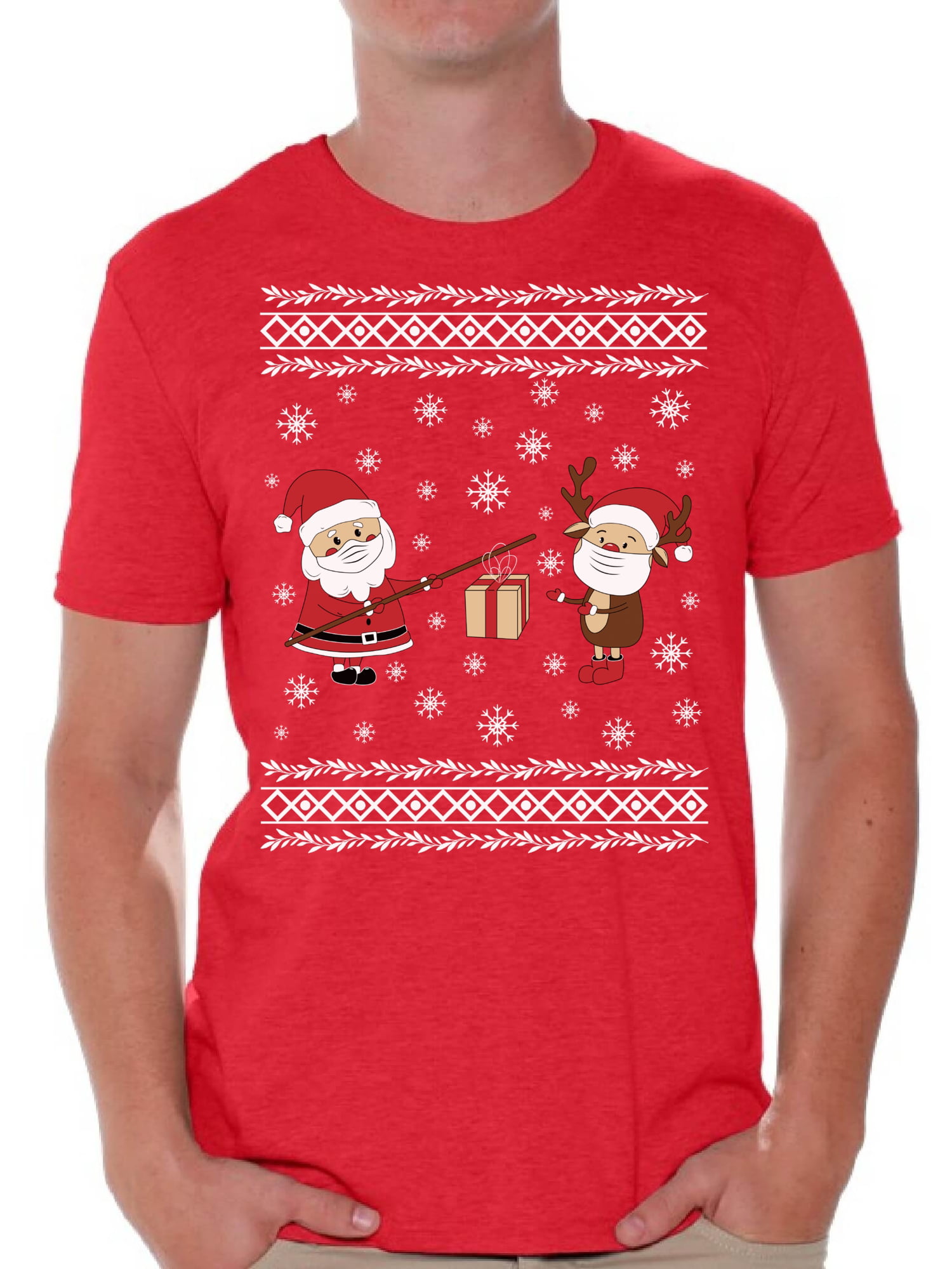 Santa Shirt for Men Christmas Tee for Him Merry Christmas T-Shirt Funny ...