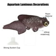 thumbnail image 4 of Unique Bargains Aquarium Artificial Golden Fish Ornament Glowing Simulation Animal Decoration with Suction Cup Brown, 4 of 7