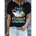 thumbnail image 1 of Casual Short-Sleeve T-Shirts with a Graphic Design That Celebrates Family, Perfect for Spring and SuCamisetas para mujer, lindas camisetas con estampado gráfico, de manga corta, estilo casual, para ve, 1 of 6