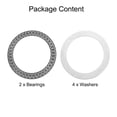 thumbnail image 4 of 2Pcs Axk75100 Thrust Needle Roller Bearing with As75100 Washers 75 X 100 X 4mm, 4 of 9
