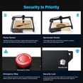 thumbnail image 2 of 5W Laser Engraving Machine with Safety Lock, Emergency Stop, Flame Detection, Gyroscope Sensor, US Plug - High-Precision Engraving-Mecpow X3, 2 of 26