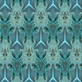 thumbnail image 1 of Ahgly Company Machine Washable Indoor Square Transitional Blue Turquoise Green Area Rugs, 6' Square, 1 of 7