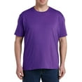 thumbnail image 2 of Big and Tall Essentials by DXL Men's Short-Sleeve Crewneck T-Shirt, Purple, 6XL, Pack of 2, 2 of 6
