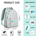 thumbnail image 6 of Elephant Themed School Backpack - Waterproof & Tear-Resistant Bookbag, Fashionable Laptop Backpack for Students, Cute Elephant Print Design, 6 of 6