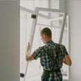 thumbnail image 3 of unbranded 2Pcs Silver Folding Hinges for Kitchen and Bathroom Doors 7x5.4cm, 3 of 5