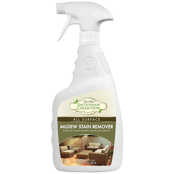 Star Brite Outdoor Collection Mildew Stain Remover Spray, 32 Ounces