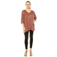 thumbnail image 3 of Moa Collection Women's 2-Piece Lounge Set Buttery Soft Tunic and Black Leggings, 3 of 8