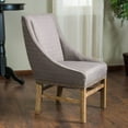 thumbnail image 3 of ​​Mid-Century Dining Chair - Handmade Nailhead Trim (Brown Gray)​​, 3 of 5